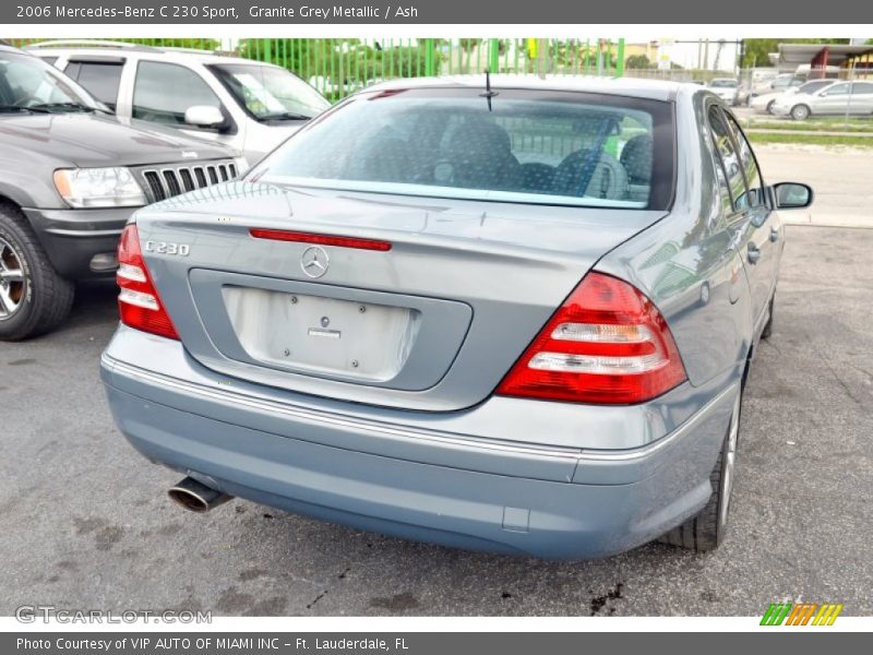 Granite Grey Metallic / Ash 2006 Mercedes-Benz C 230 Sport