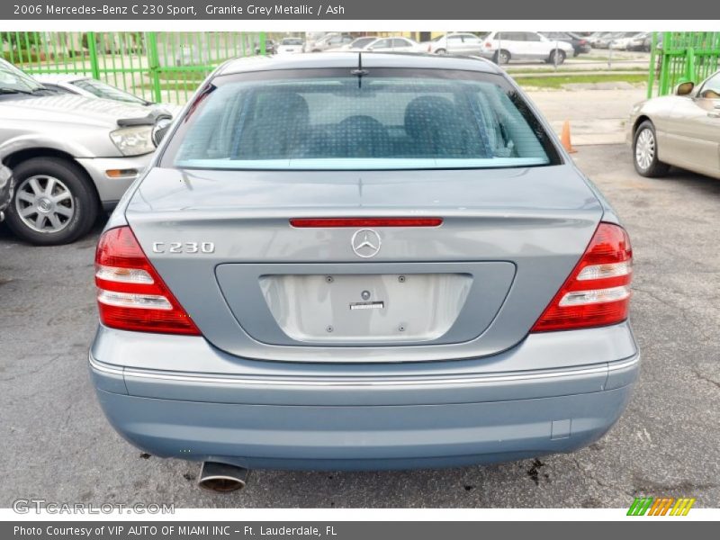 Granite Grey Metallic / Ash 2006 Mercedes-Benz C 230 Sport