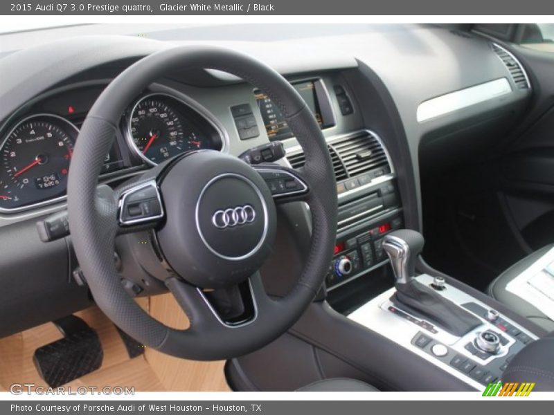 Glacier White Metallic / Black 2015 Audi Q7 3.0 Prestige quattro