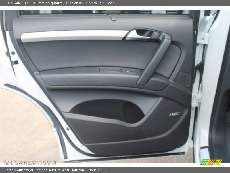 Glacier White Metallic / Black 2015 Audi Q7 3.0 Prestige quattro