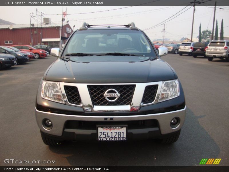 Super Black / Steel 2011 Nissan Frontier SL Crew Cab 4x4