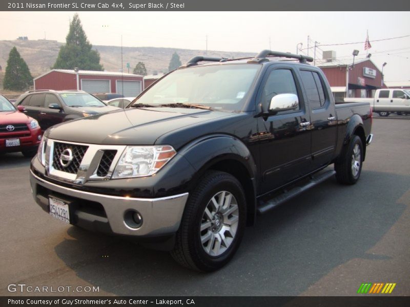 Super Black / Steel 2011 Nissan Frontier SL Crew Cab 4x4