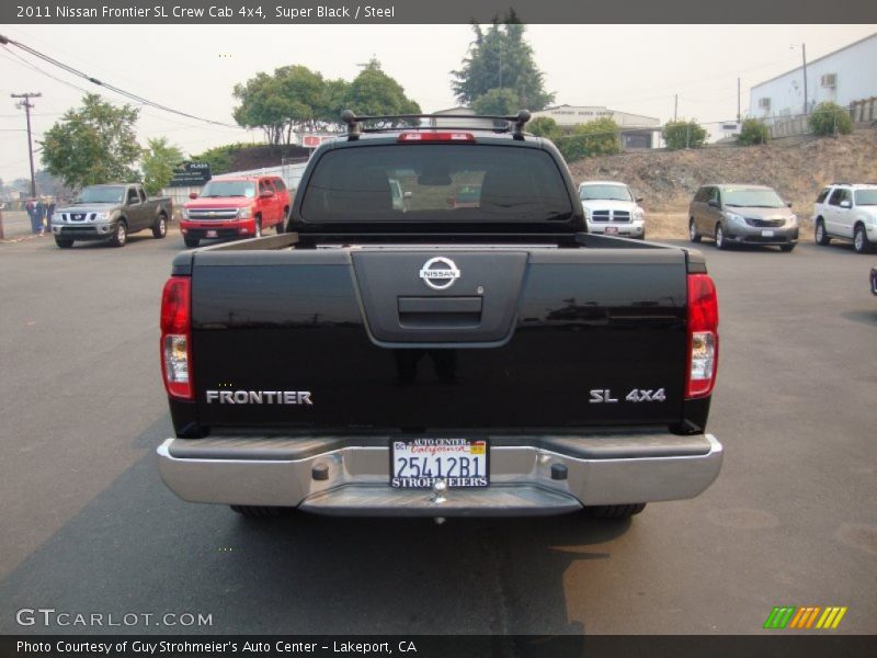 Super Black / Steel 2011 Nissan Frontier SL Crew Cab 4x4