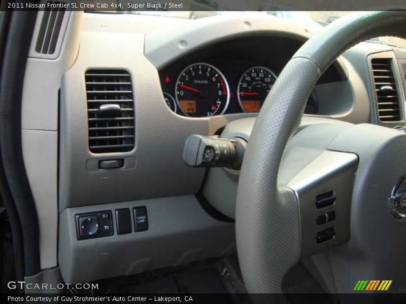 Super Black / Steel 2011 Nissan Frontier SL Crew Cab 4x4