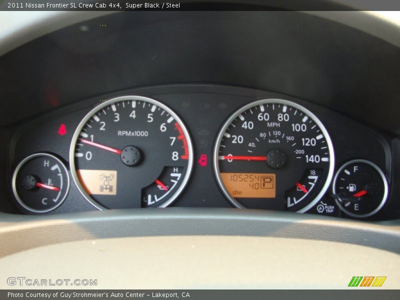 Super Black / Steel 2011 Nissan Frontier SL Crew Cab 4x4