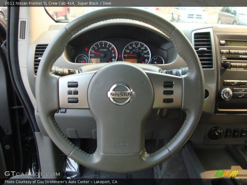 Super Black / Steel 2011 Nissan Frontier SL Crew Cab 4x4