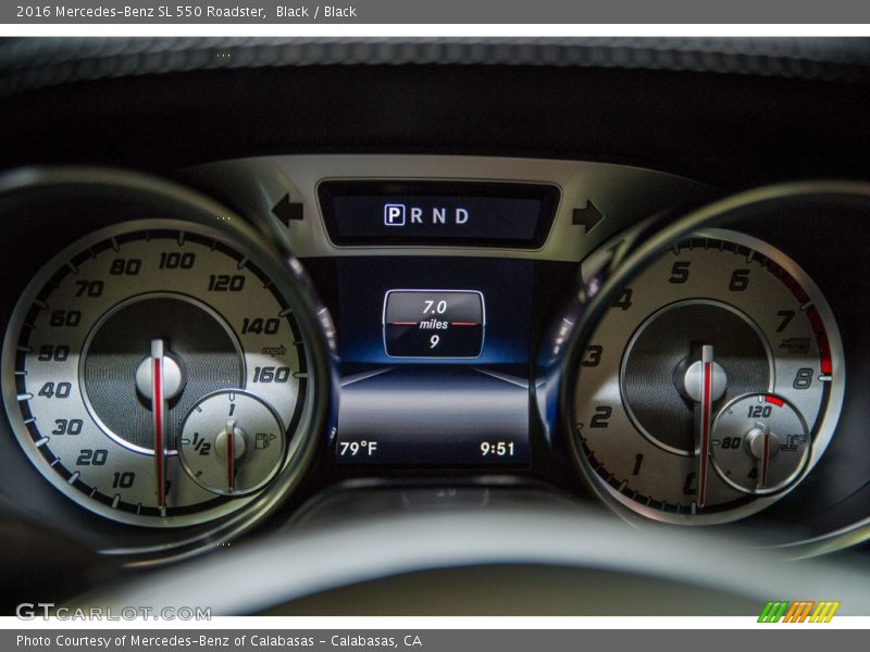  2016 SL 550 Roadster 550 Roadster Gauges