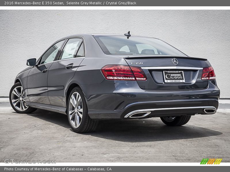 Selenite Grey Metallic / Crystal Grey/Black 2016 Mercedes-Benz E 350 Sedan