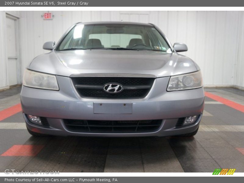 Steel Gray / Gray 2007 Hyundai Sonata SE V6