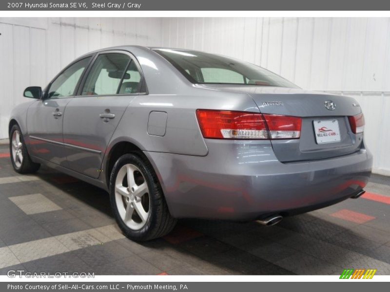 Steel Gray / Gray 2007 Hyundai Sonata SE V6