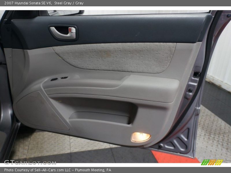 Steel Gray / Gray 2007 Hyundai Sonata SE V6