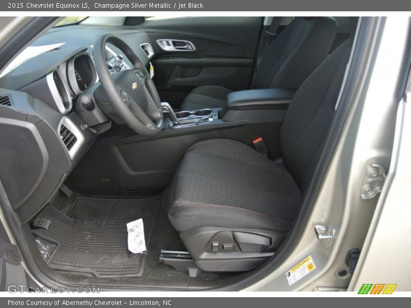 Champagne Silver Metallic / Jet Black 2015 Chevrolet Equinox LS