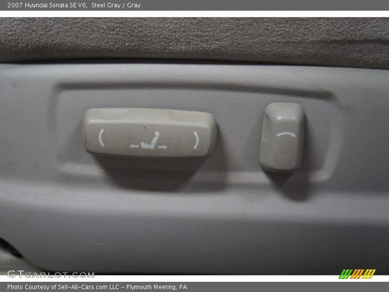 Steel Gray / Gray 2007 Hyundai Sonata SE V6