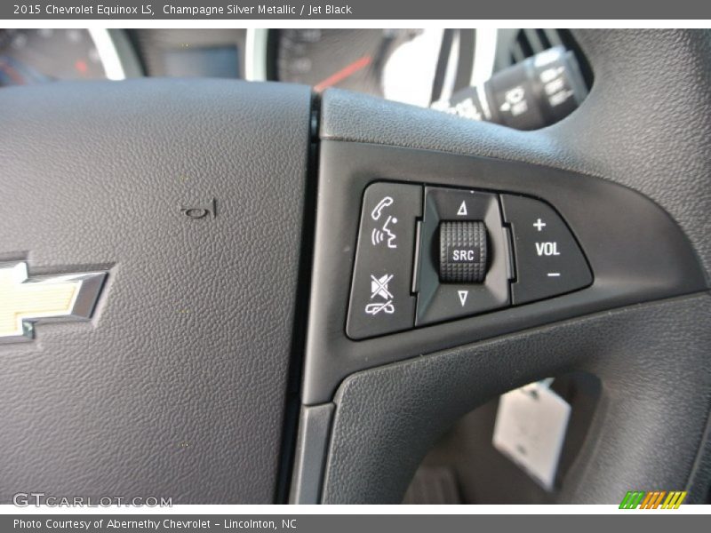 Champagne Silver Metallic / Jet Black 2015 Chevrolet Equinox LS