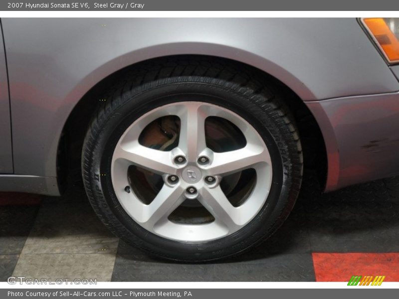 Steel Gray / Gray 2007 Hyundai Sonata SE V6