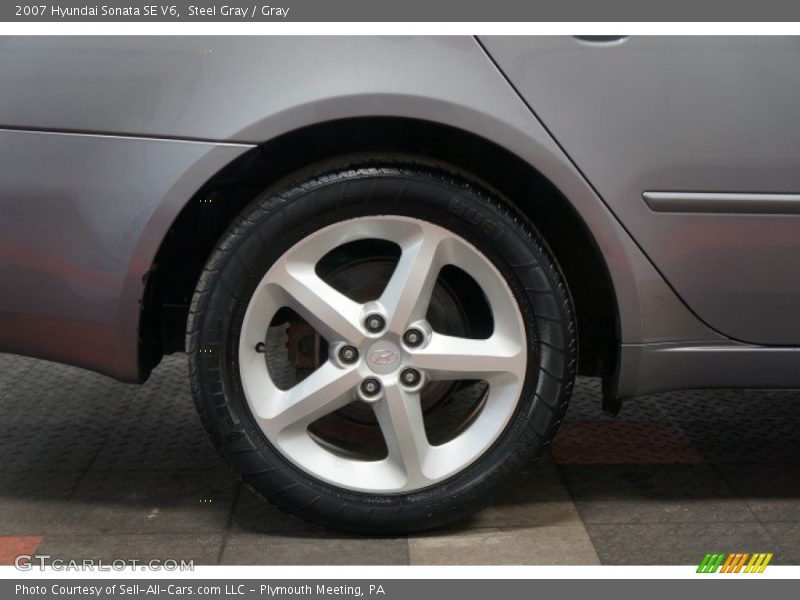 Steel Gray / Gray 2007 Hyundai Sonata SE V6