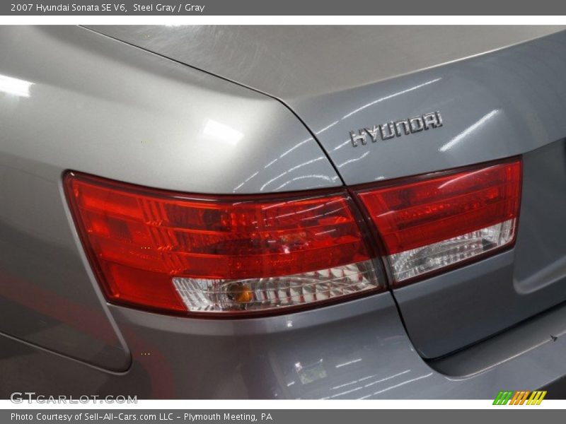 Steel Gray / Gray 2007 Hyundai Sonata SE V6