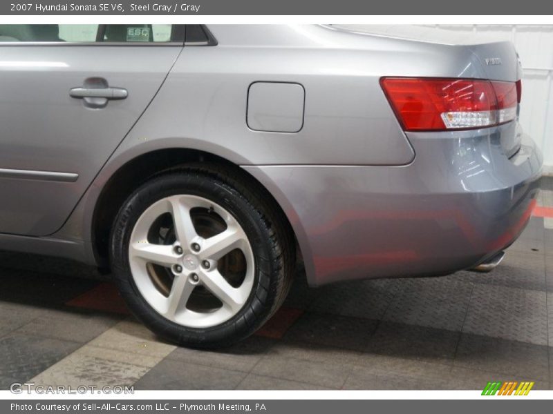 Steel Gray / Gray 2007 Hyundai Sonata SE V6