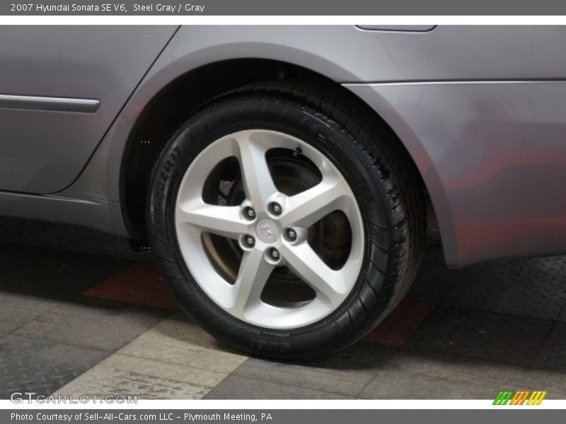 Steel Gray / Gray 2007 Hyundai Sonata SE V6