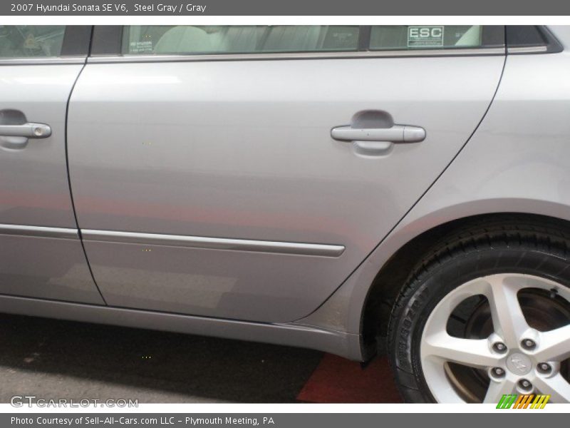 Steel Gray / Gray 2007 Hyundai Sonata SE V6