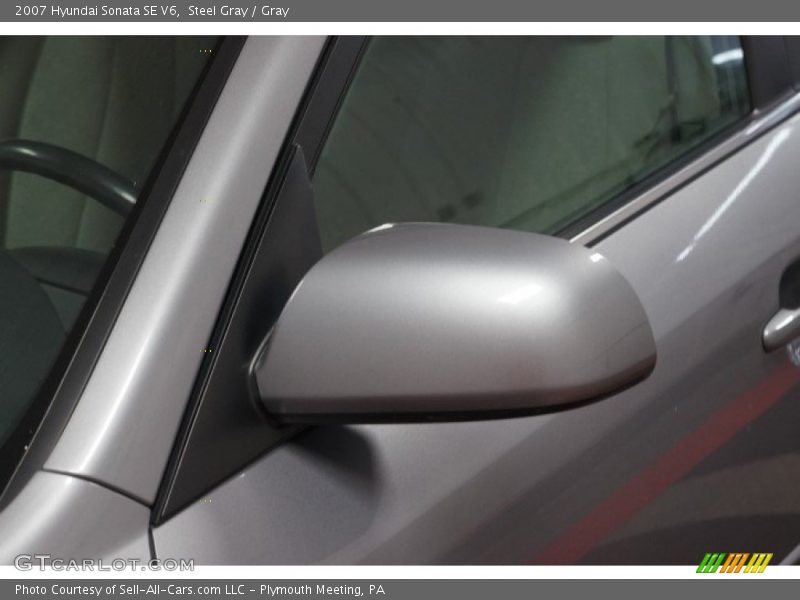 Steel Gray / Gray 2007 Hyundai Sonata SE V6
