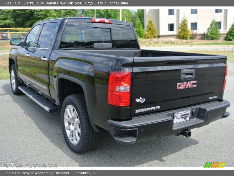 Onyx Black / Cocoa/Dune 2015 GMC Sierra 1500 Denali Crew Cab 4x4