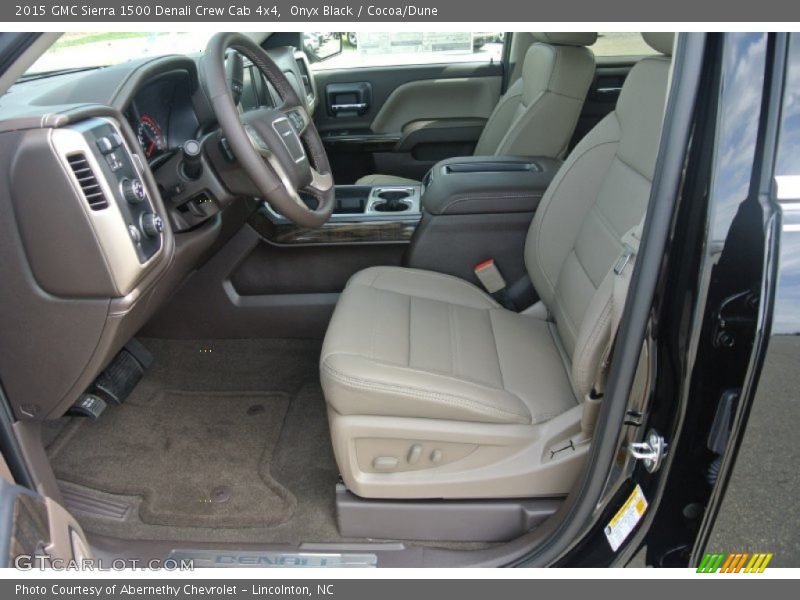  2015 Sierra 1500 Denali Crew Cab 4x4 Cocoa/Dune Interior