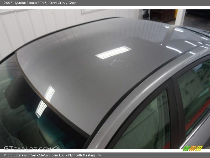 Steel Gray / Gray 2007 Hyundai Sonata SE V6