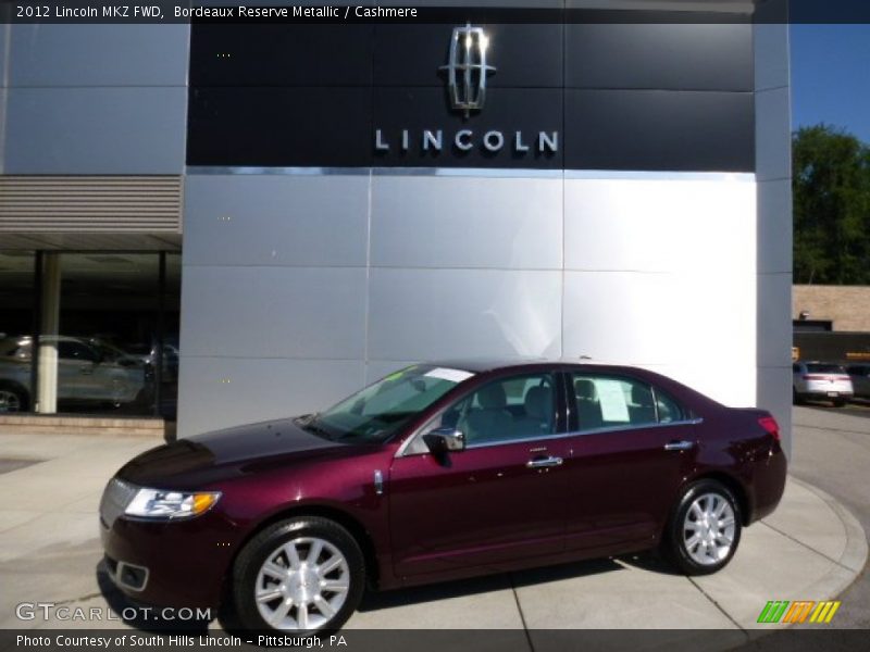 Bordeaux Reserve Metallic / Cashmere 2012 Lincoln MKZ FWD