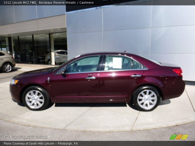 Bordeaux Reserve Metallic / Cashmere 2012 Lincoln MKZ FWD