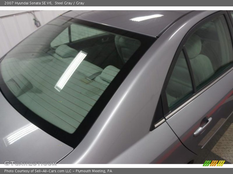 Steel Gray / Gray 2007 Hyundai Sonata SE V6