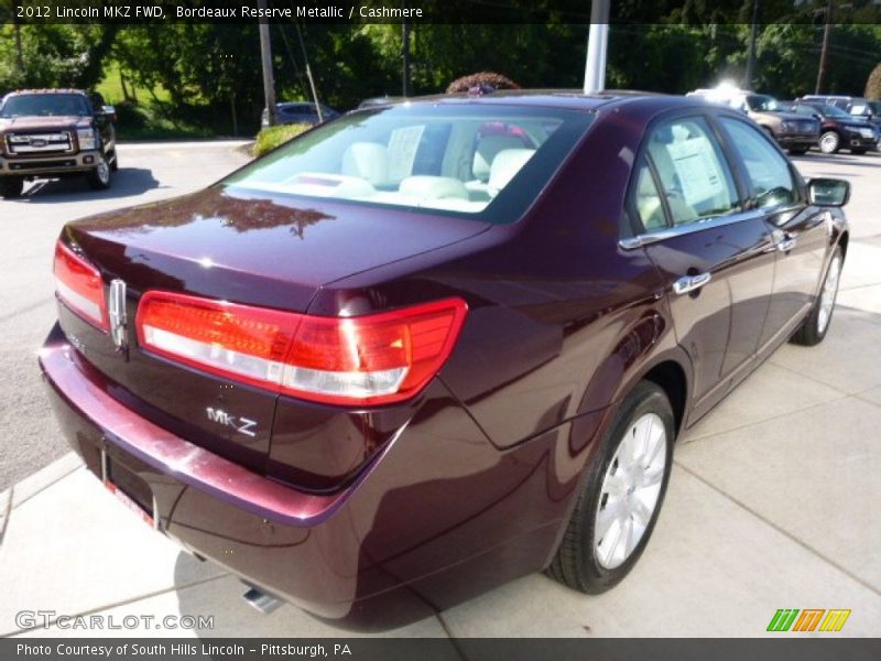 Bordeaux Reserve Metallic / Cashmere 2012 Lincoln MKZ FWD