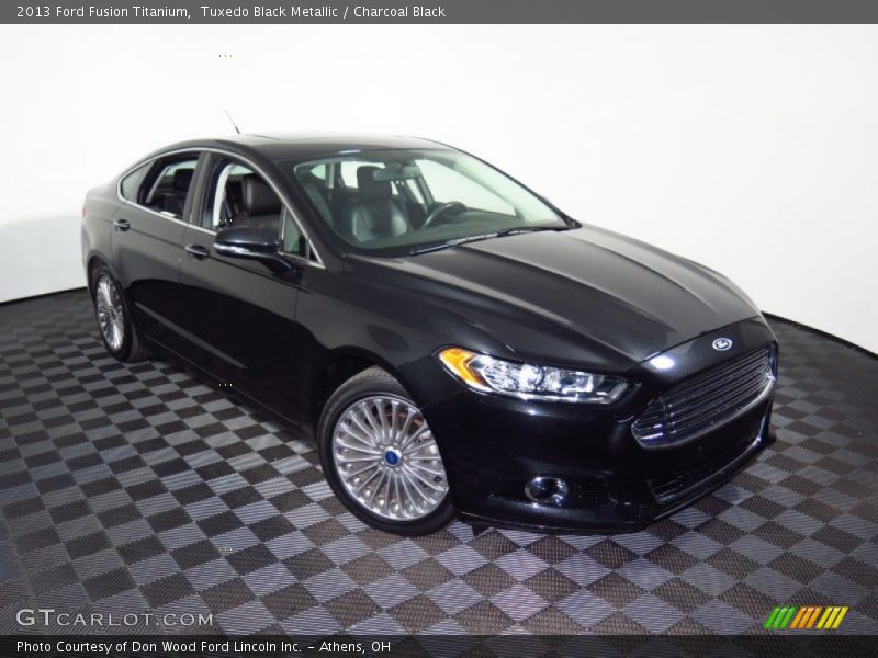 Tuxedo Black Metallic / Charcoal Black 2013 Ford Fusion Titanium