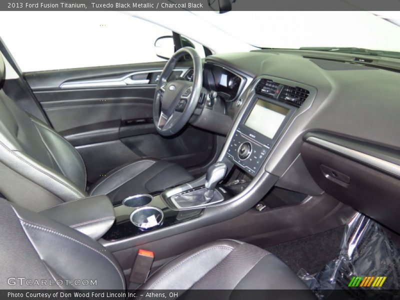 Tuxedo Black Metallic / Charcoal Black 2013 Ford Fusion Titanium