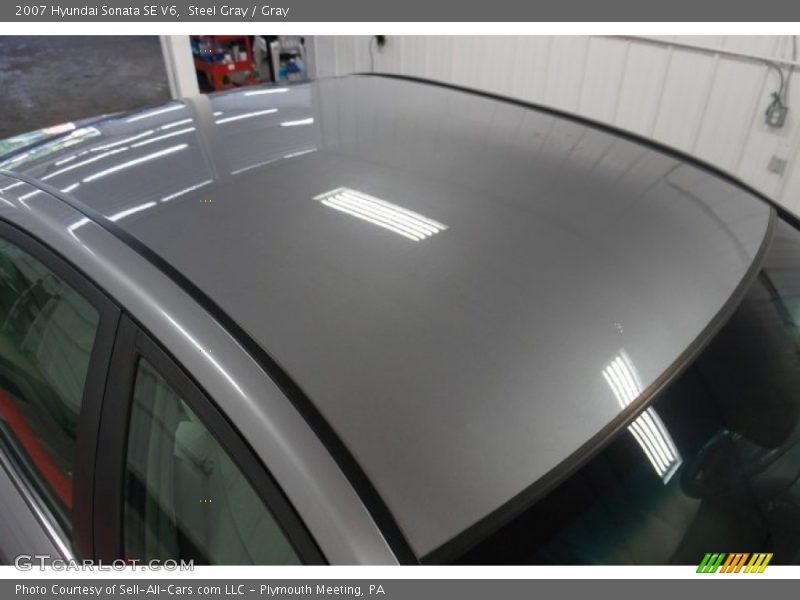 Steel Gray / Gray 2007 Hyundai Sonata SE V6