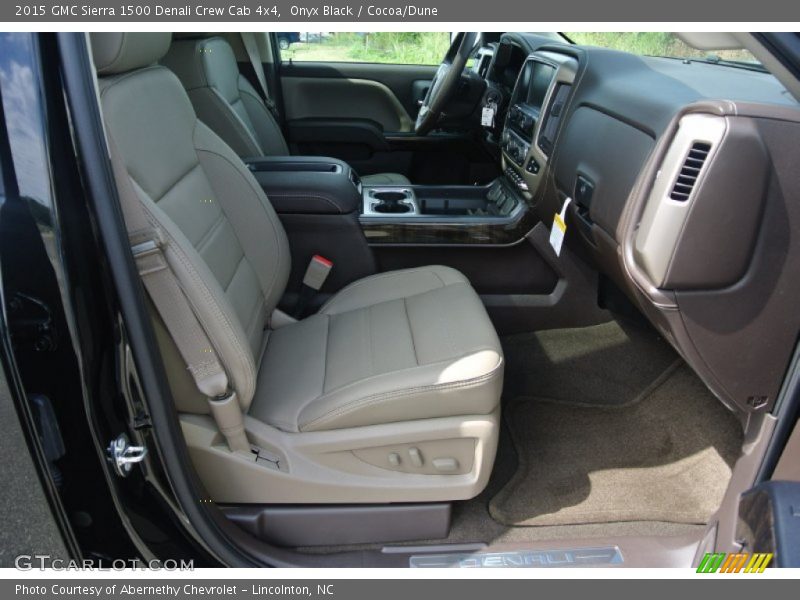 Front Seat of 2015 Sierra 1500 Denali Crew Cab 4x4