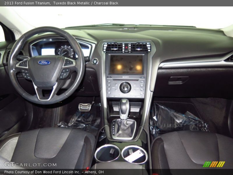 Tuxedo Black Metallic / Charcoal Black 2013 Ford Fusion Titanium