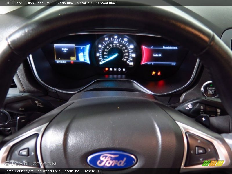 Tuxedo Black Metallic / Charcoal Black 2013 Ford Fusion Titanium