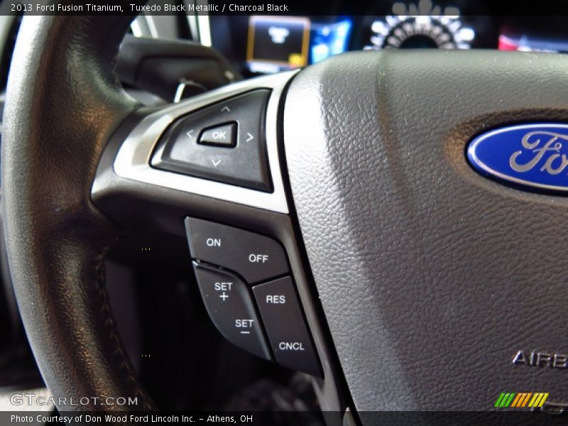 Tuxedo Black Metallic / Charcoal Black 2013 Ford Fusion Titanium