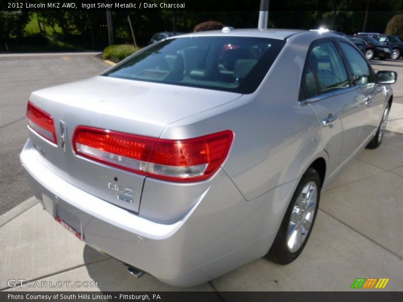 Ingot Silver Metallic / Dark Charcoal 2012 Lincoln MKZ AWD