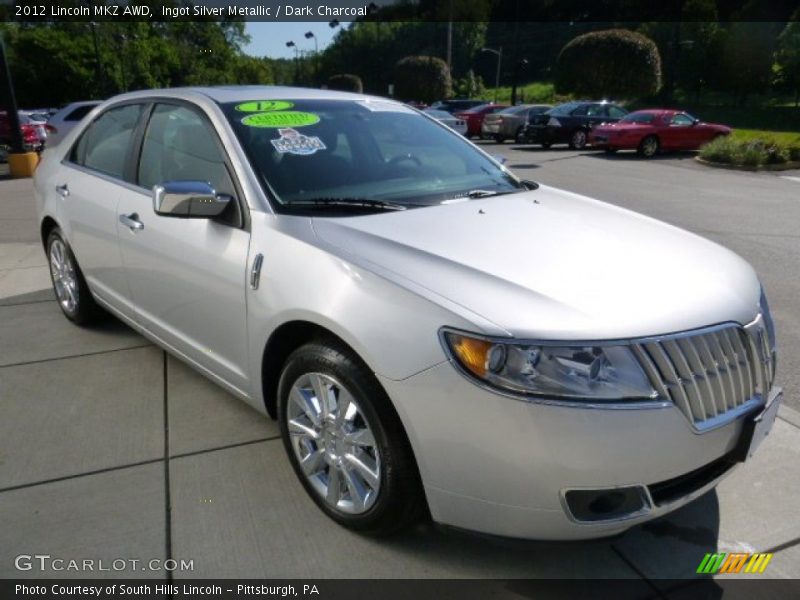 Ingot Silver Metallic / Dark Charcoal 2012 Lincoln MKZ AWD