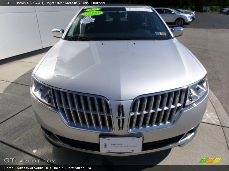 Ingot Silver Metallic / Dark Charcoal 2012 Lincoln MKZ AWD
