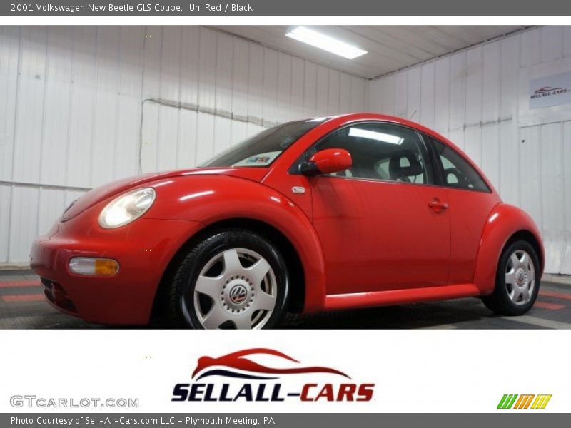 Uni Red / Black 2001 Volkswagen New Beetle GLS Coupe