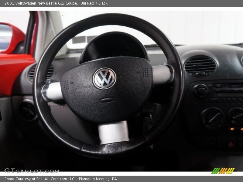 Uni Red / Black 2001 Volkswagen New Beetle GLS Coupe