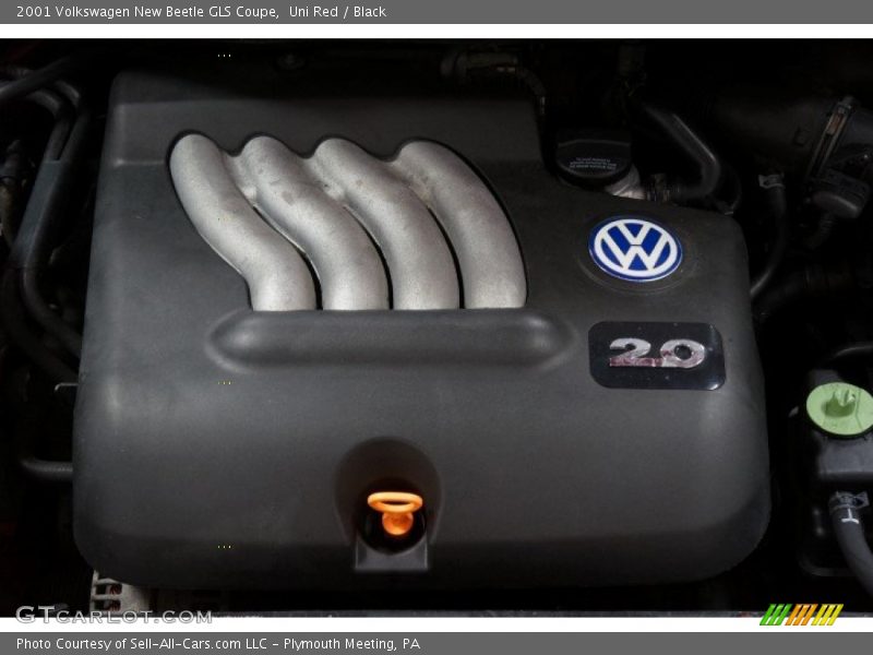 Uni Red / Black 2001 Volkswagen New Beetle GLS Coupe