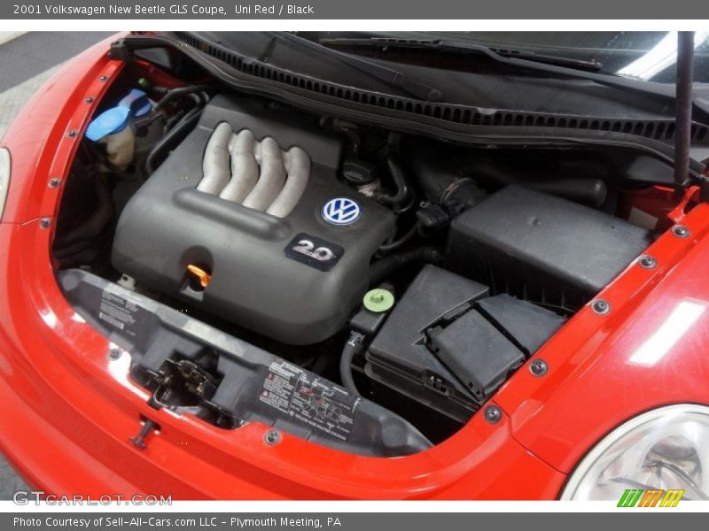 Uni Red / Black 2001 Volkswagen New Beetle GLS Coupe