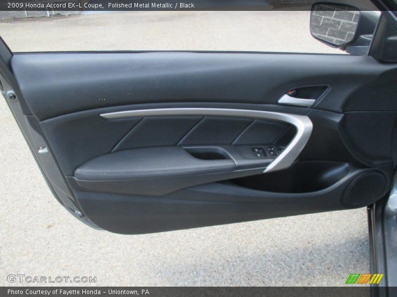 Polished Metal Metallic / Black 2009 Honda Accord EX-L Coupe