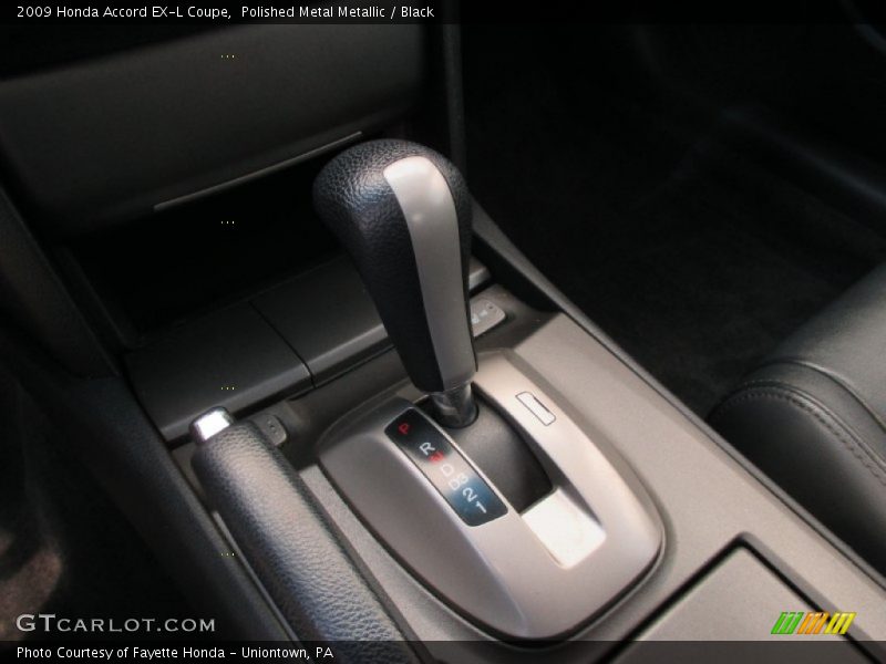 Polished Metal Metallic / Black 2009 Honda Accord EX-L Coupe