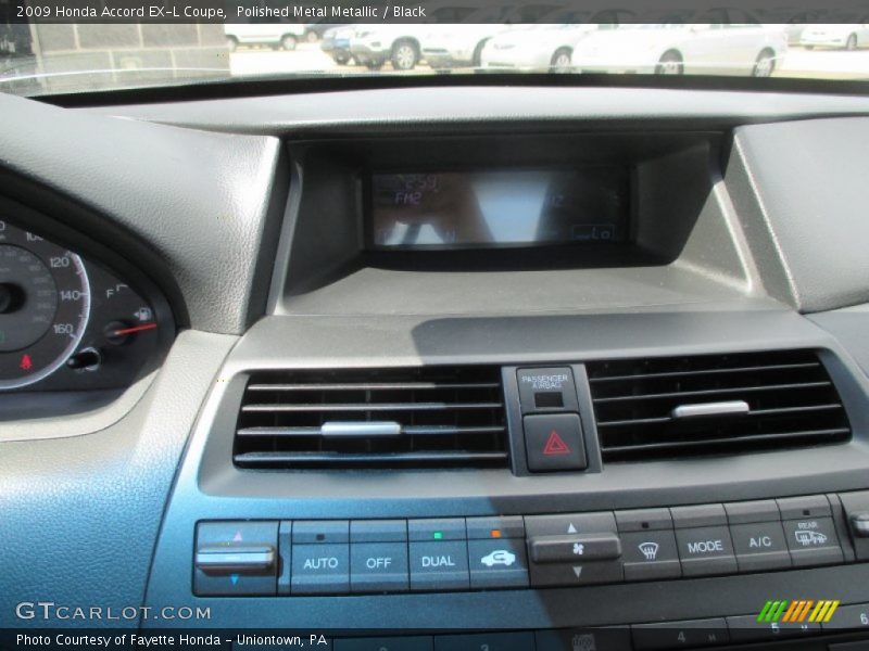Polished Metal Metallic / Black 2009 Honda Accord EX-L Coupe