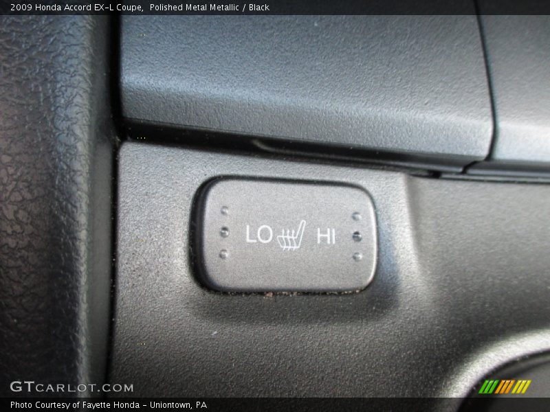 Polished Metal Metallic / Black 2009 Honda Accord EX-L Coupe